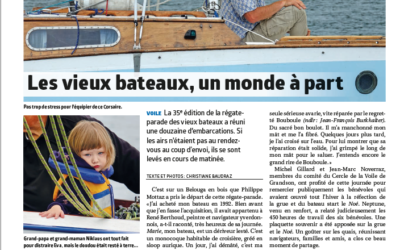 35ème régate-parade des vieux bateaux.