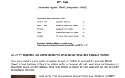 Activités août