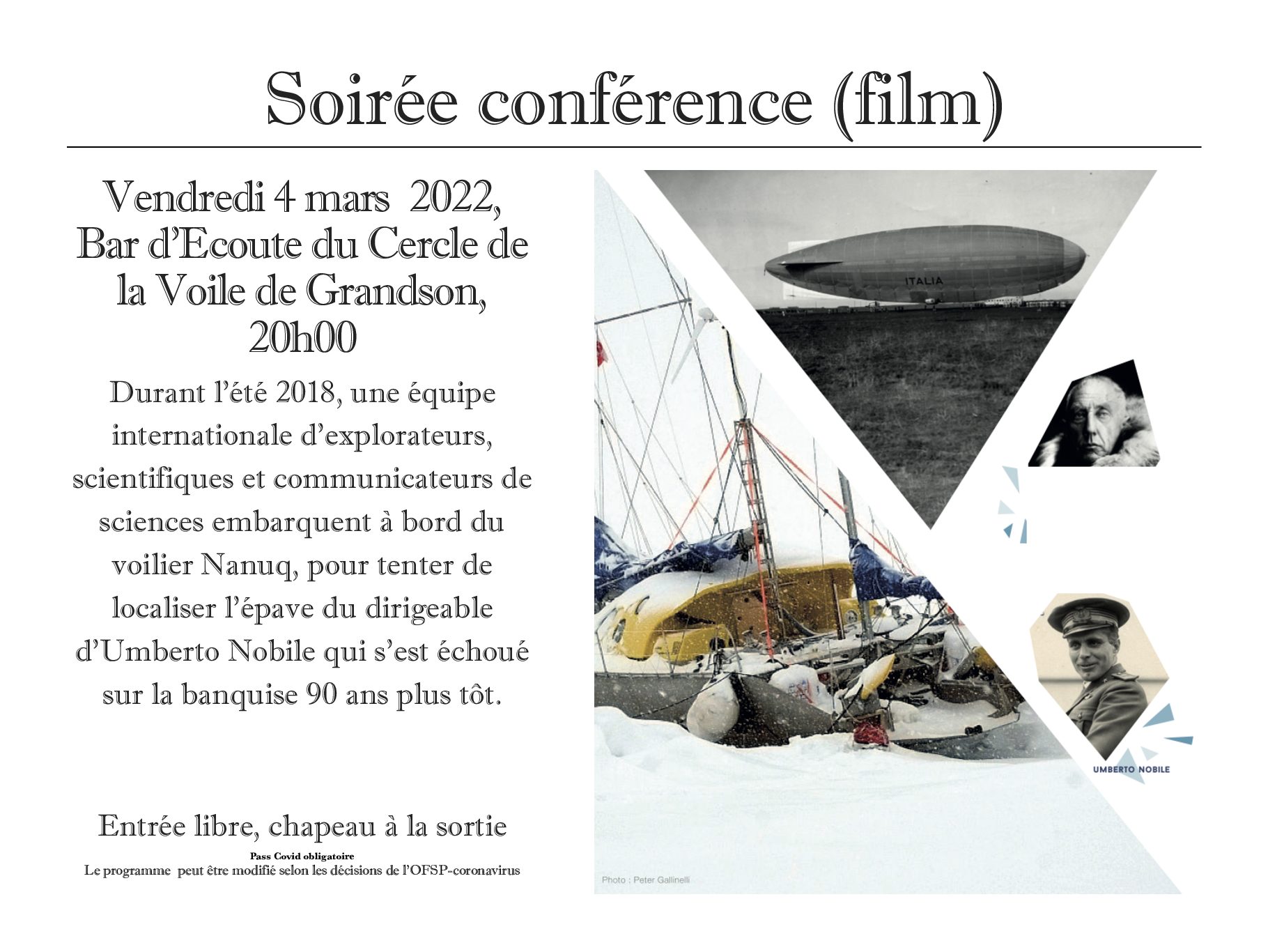 Soirée conférence (film) vendredi 4 mars