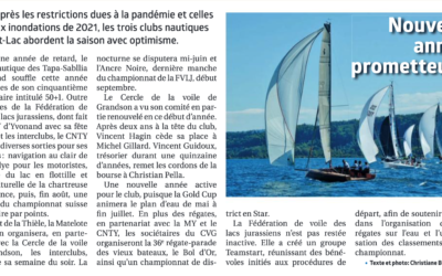 Début de saison dans le haut-lac.
