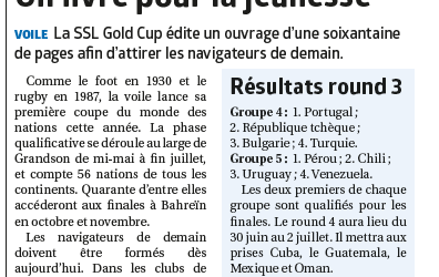 SSL Gold Cup, une brochure pour les enfants.