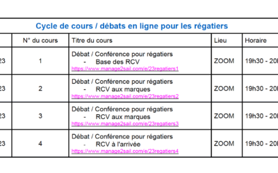 A vos agendas !