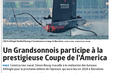 Le Grandsonnois, Simon Bovay, participe à la prestigieuse Coupe de l’America.