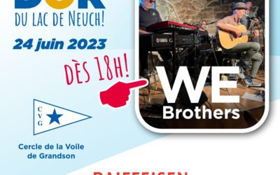 We Brothers animera la soirée du Bol d’Or du lac de Neuchâtel
