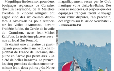Frédéric Robin sur le podium