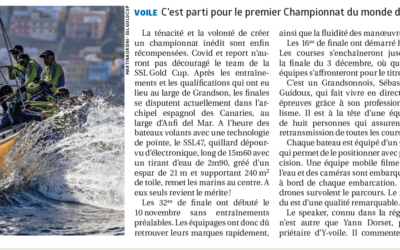Premier Championnat du monde de voile, c’est parti !