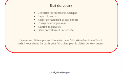 Cours pour starters et bénévoles